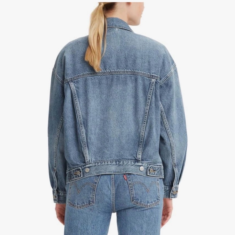 ‘90s TRUCKER JACKET Levi's Classic Blue Jean Jacket - Picture 2 of 13